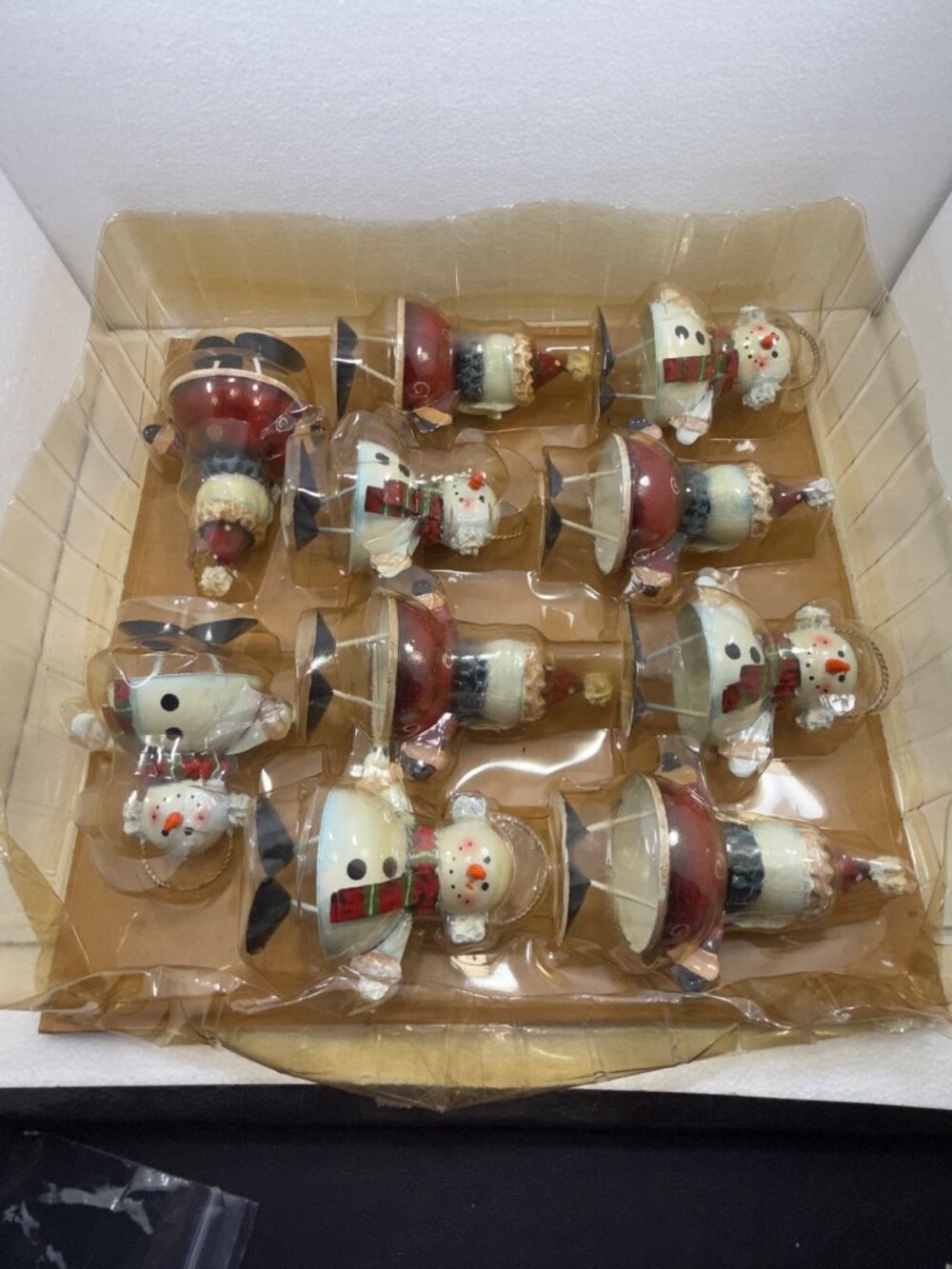Vintage Home Interiors Figures 12 original Molded Plastic Charming Retro Collect